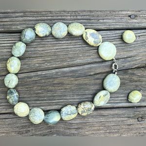 Vintage Jasper necklace set